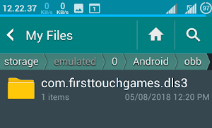 dream league file in main folder