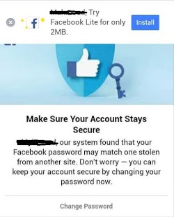 facebook password