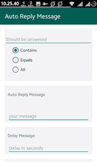 gbwhatsapp auto replay message feature