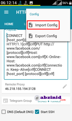 import ehi config http injector