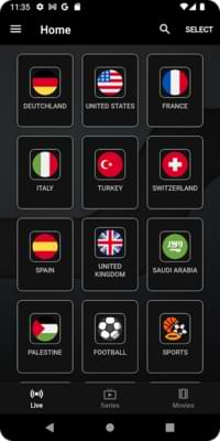 iptv stream player android mobile