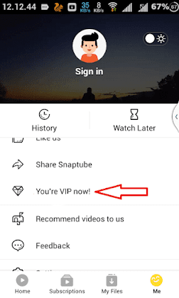 snaptube vip premium apk latest version